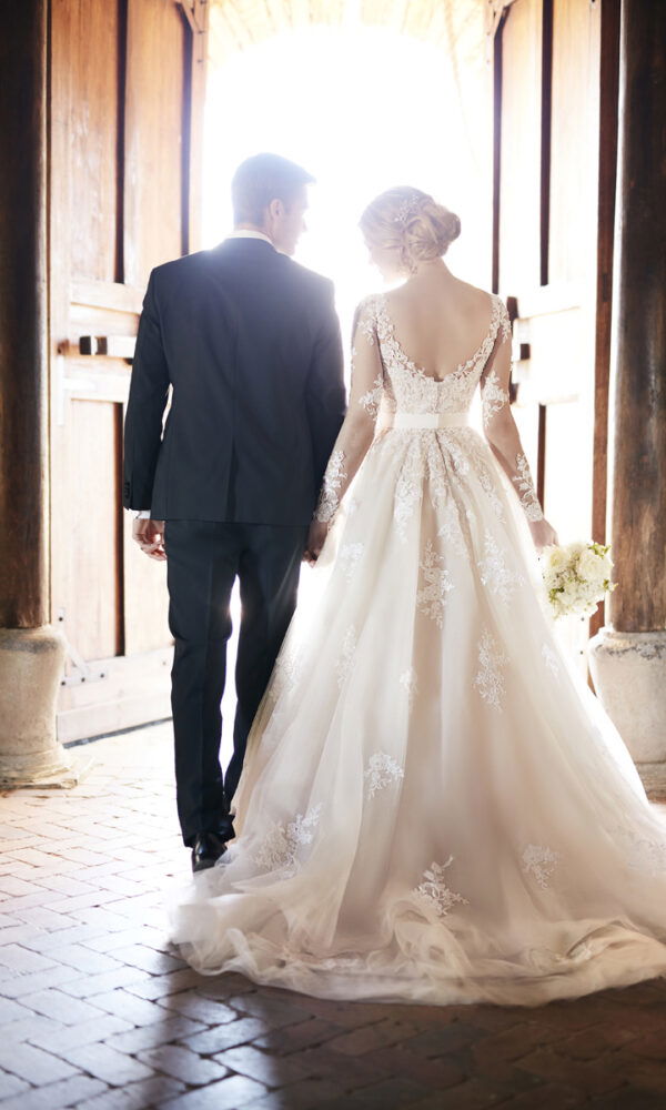 Stella York, Hochzeitskleid, Spitze, Brautkleid mit Ärmel
