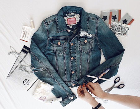 DIY-Jeansjacke: 2 rockige Ideen zum Nachmachen