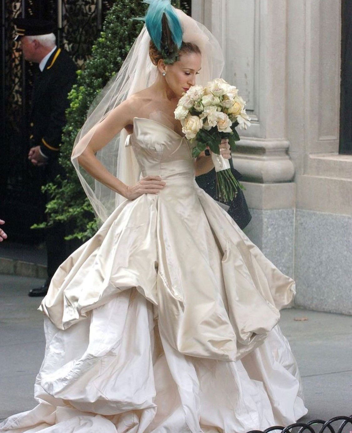 Sex and the City, Carrie Bradshaw Hochzeit, Brautkleid, Serie, SATC Brautkleit, Trend, Stilikone, Sarah Jessica Parker