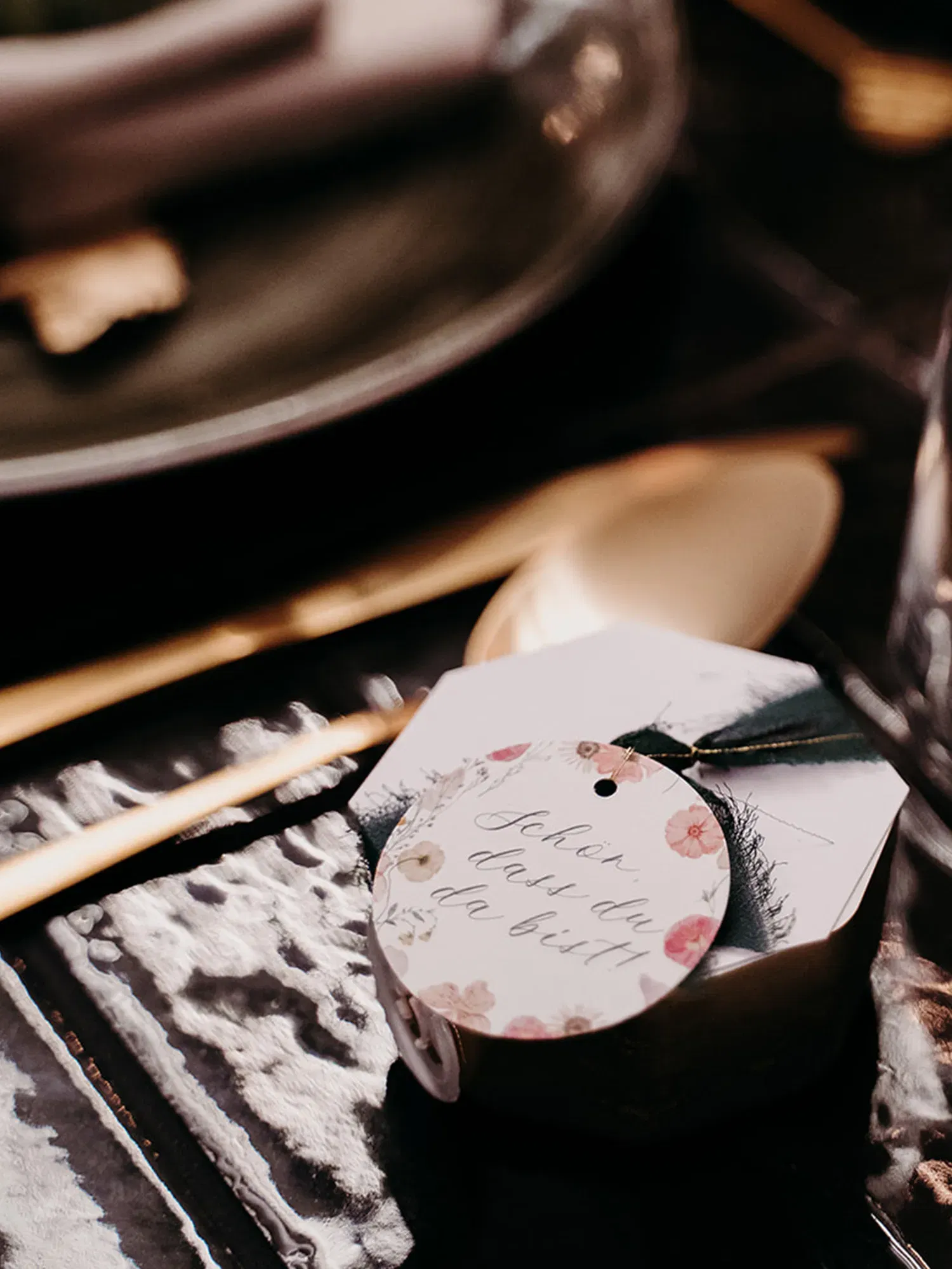 Gastgeschenk bei einer Hochzeit