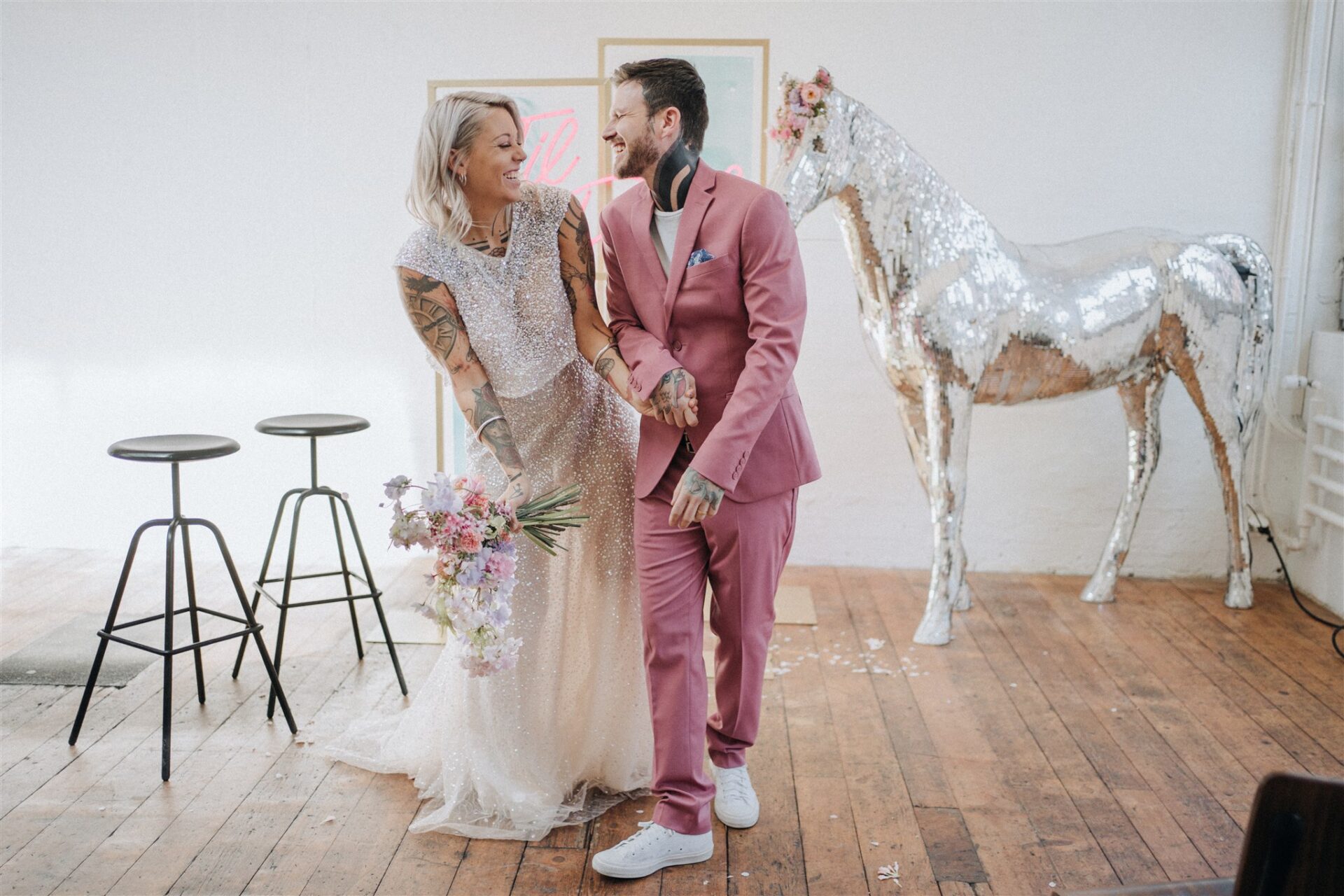 Hochzeit - Braut - Bräutigam