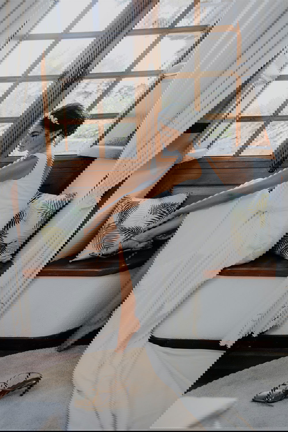 Braut - getting ready - Hochzeitskleid