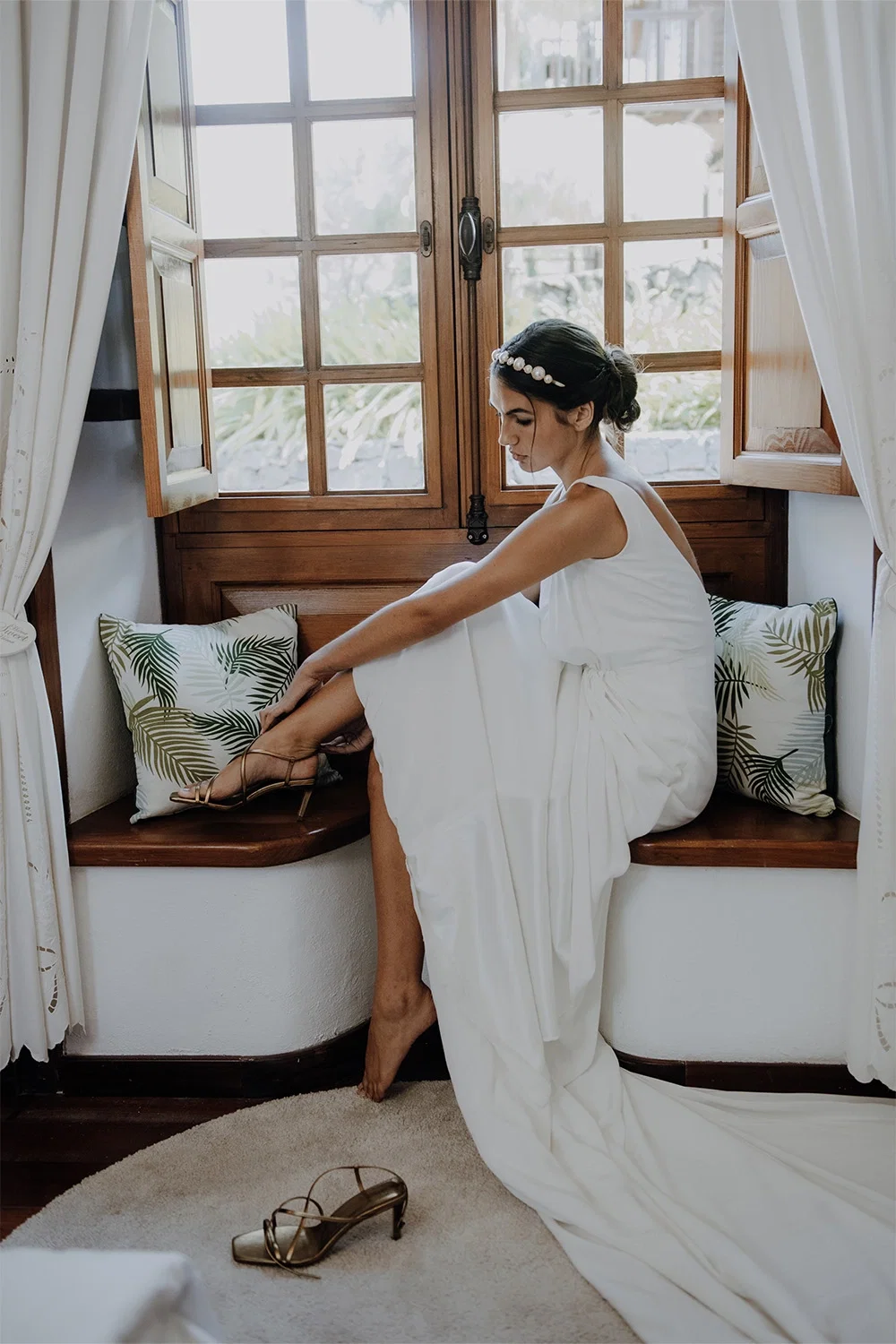 Braut - getting ready - Hochzeitskleid