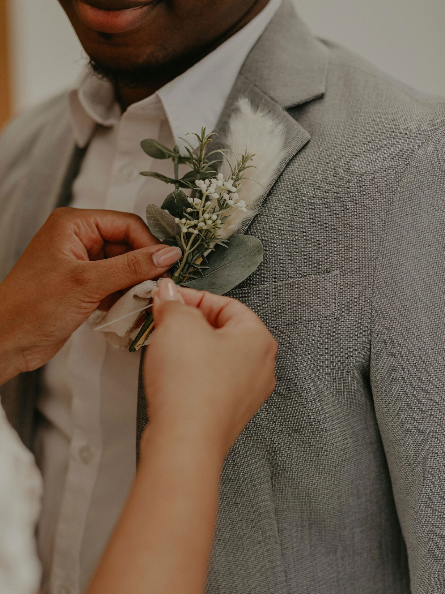 Bräutigam - Ansteckblume - Hochzeit