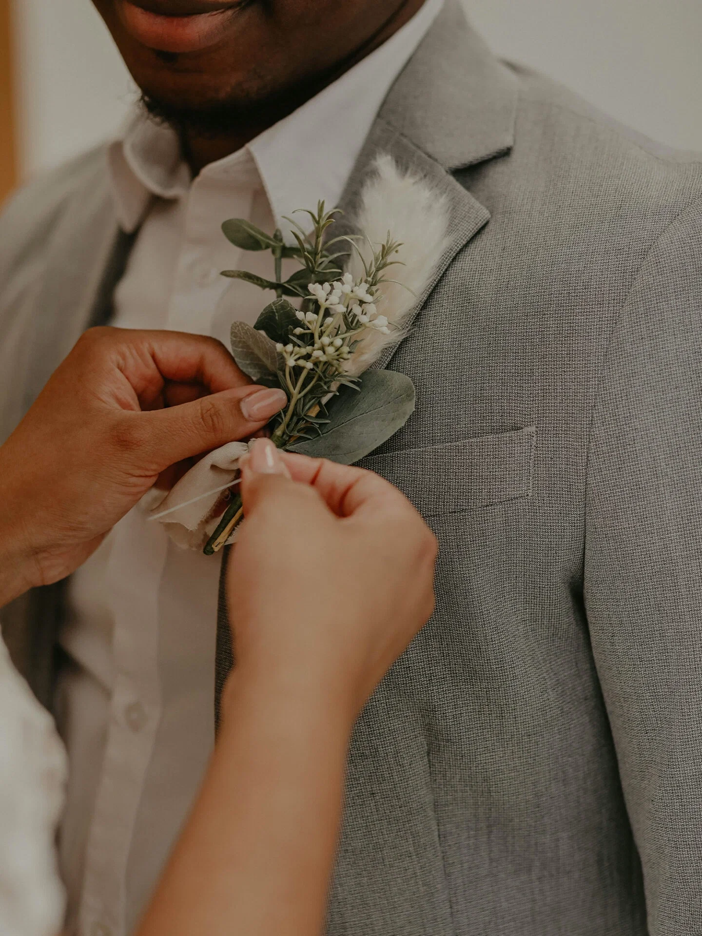 Bräutigam - Ansteckblume - Hochzeit