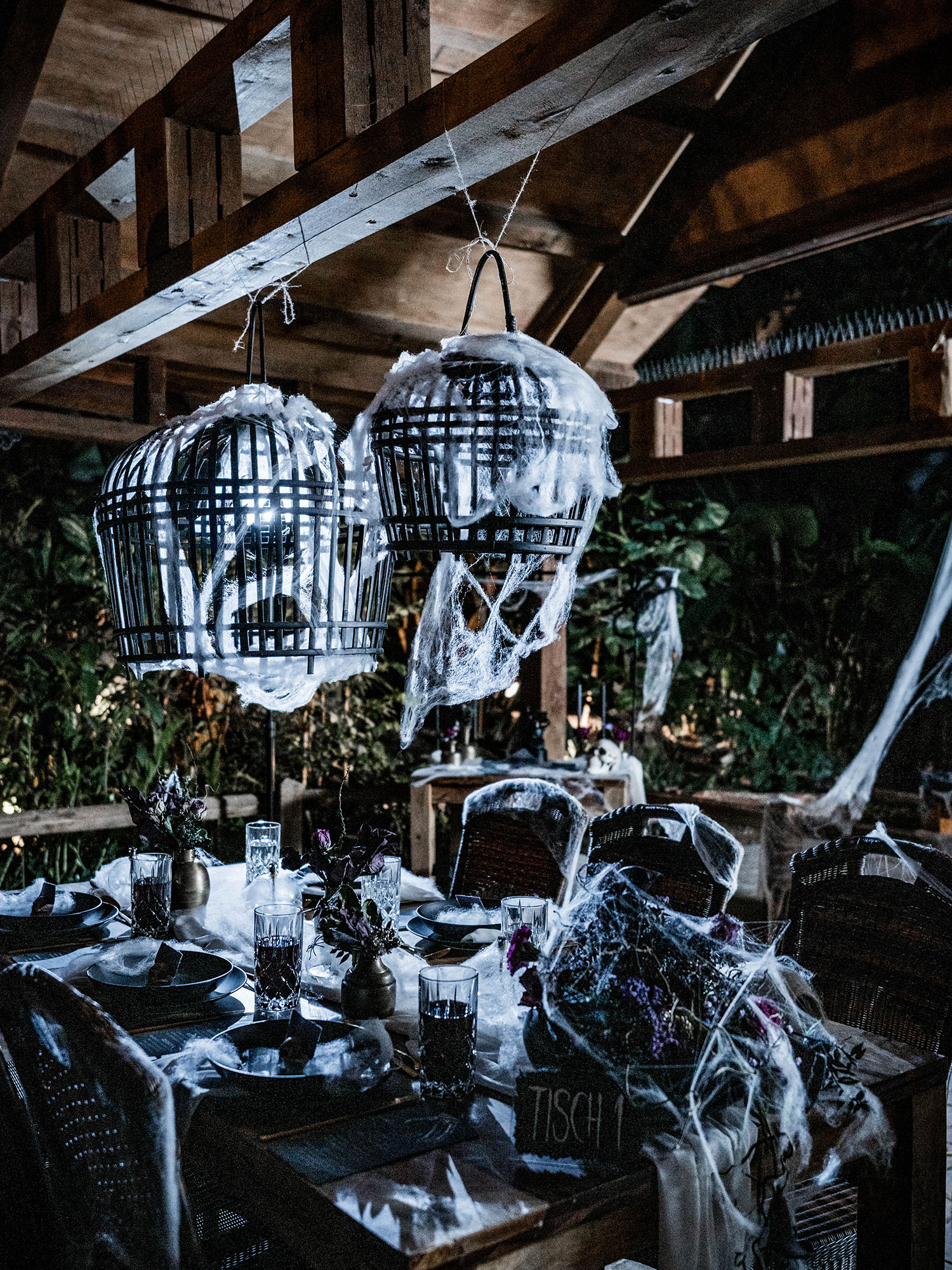 Halloween Hochzeit - Hochzeitskonzept - Dekoration