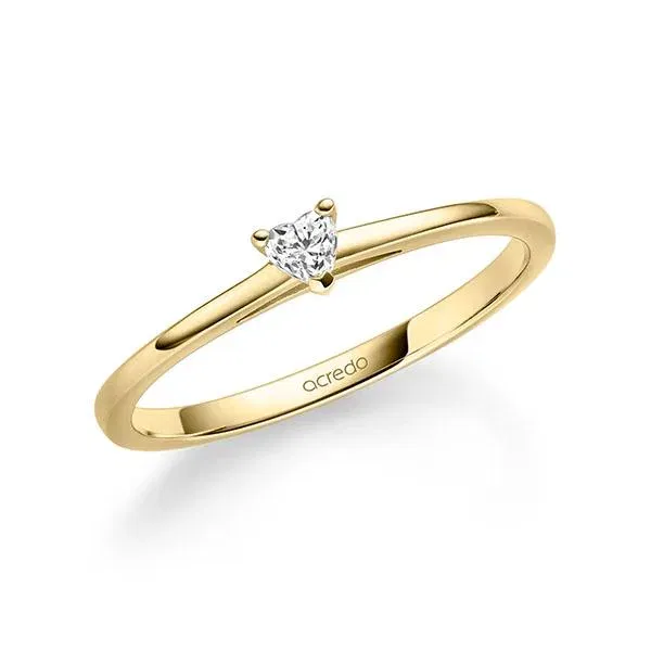 Ring Schliffart Herz 123Gold