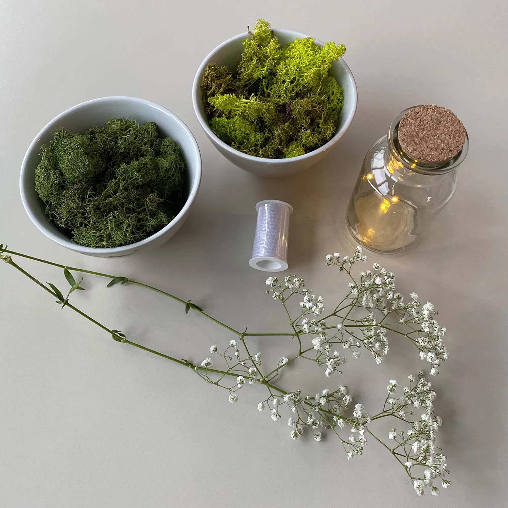 DIY Ringpräsentation Flaschenpost Utensilien