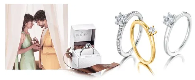 Verlobungsringe der Schmuckmanufaktur Meister.