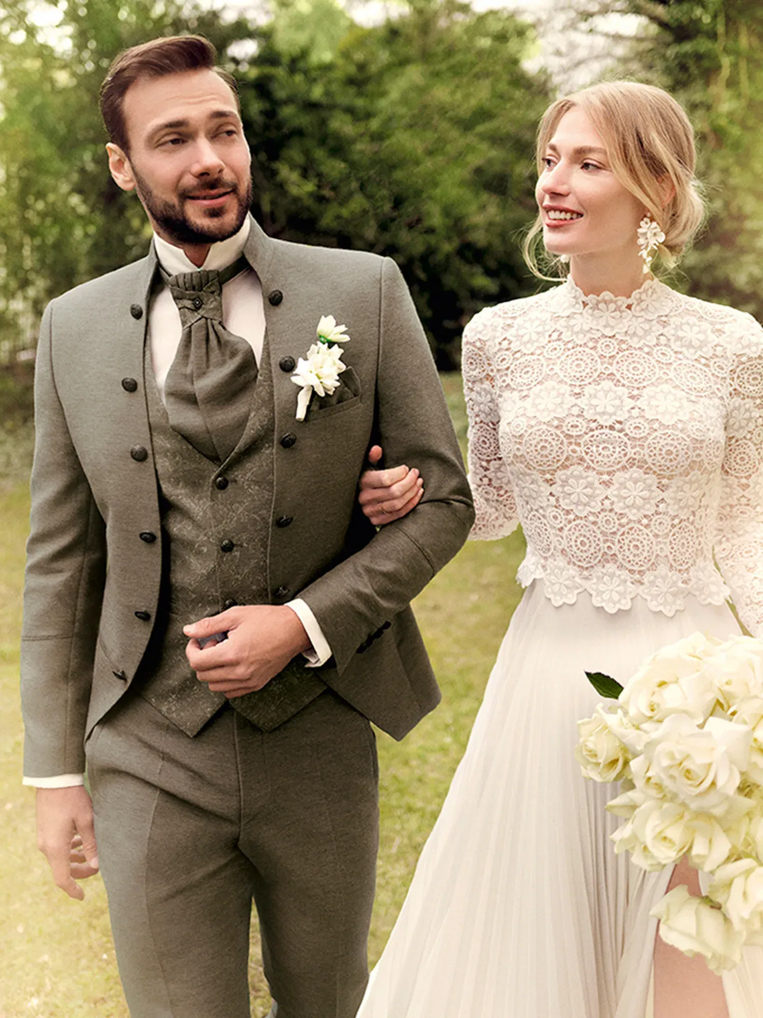 grüner Hochzeitsanzug Tziacco