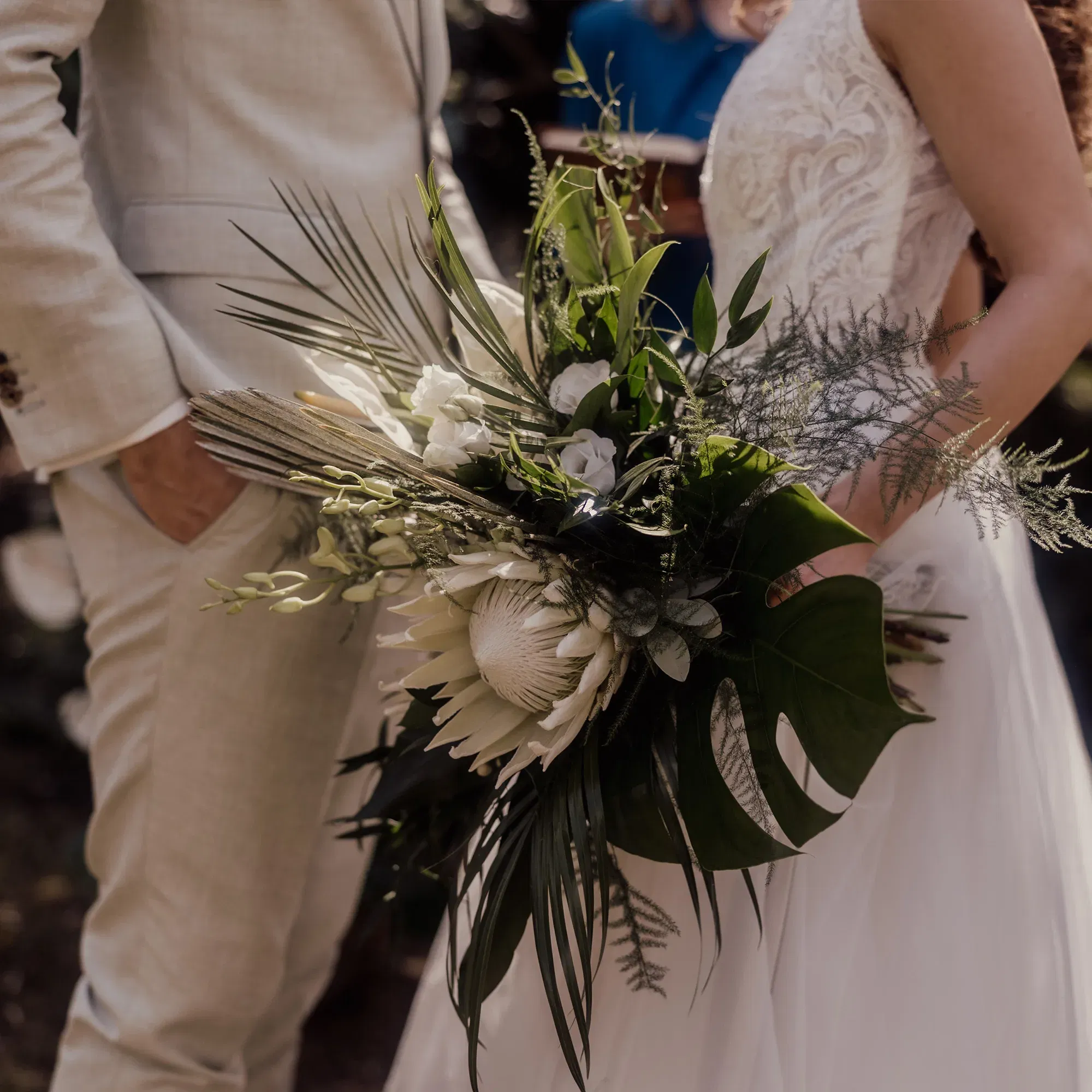 tropischer Brautstrauß