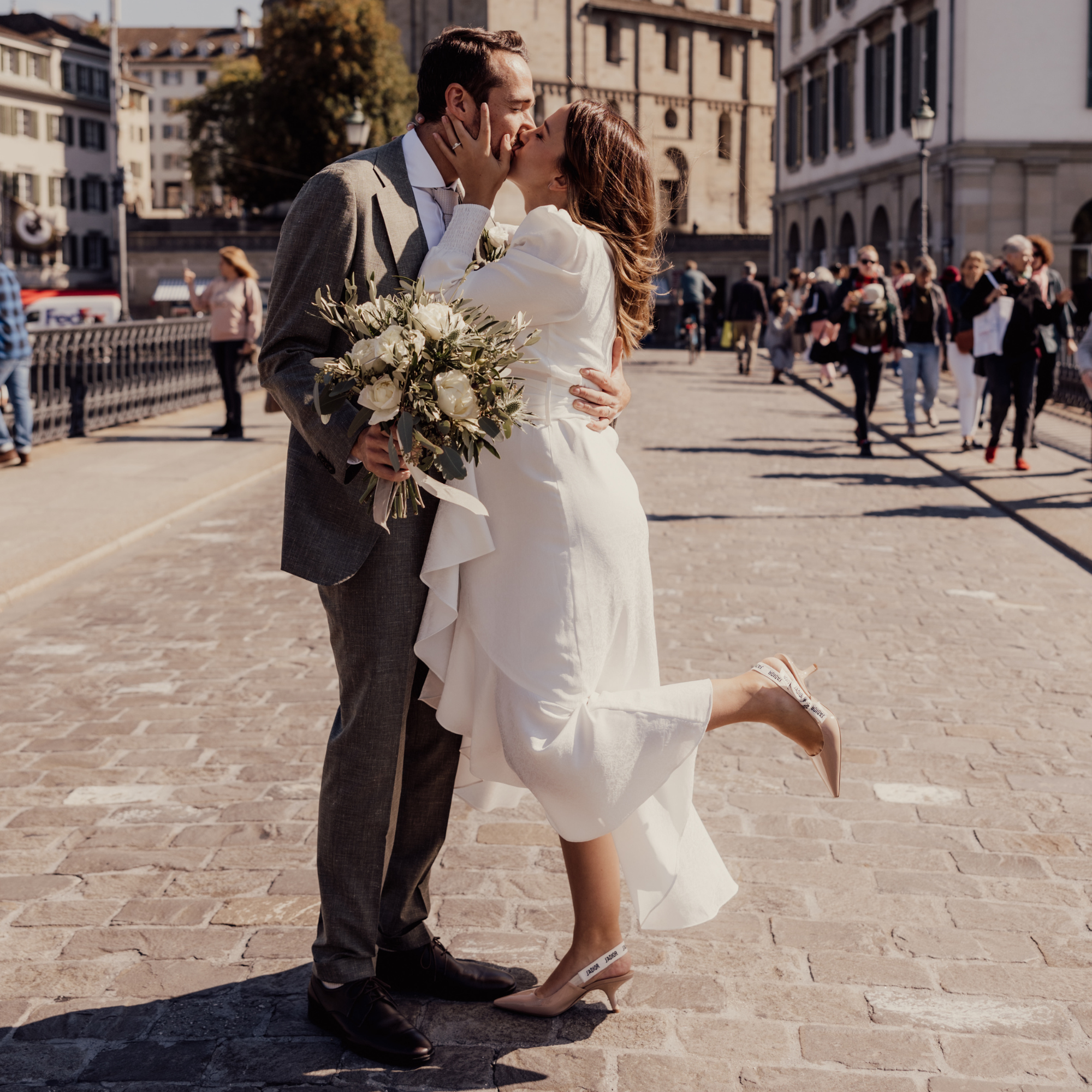 Hochzeit im Herzen von Zürich.