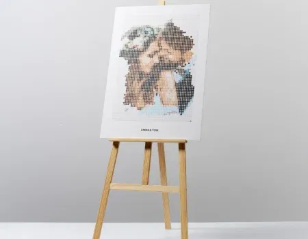 Gewinnspiel: Pixelart aus Klebepunkten