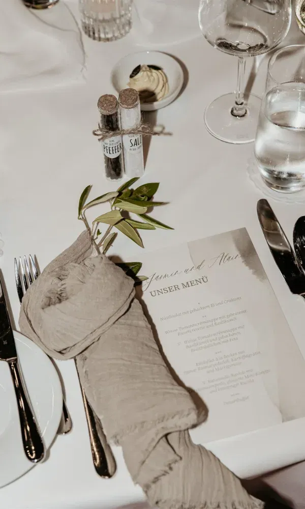 Kleine Gastgeschenke als Dankeschön für alle.