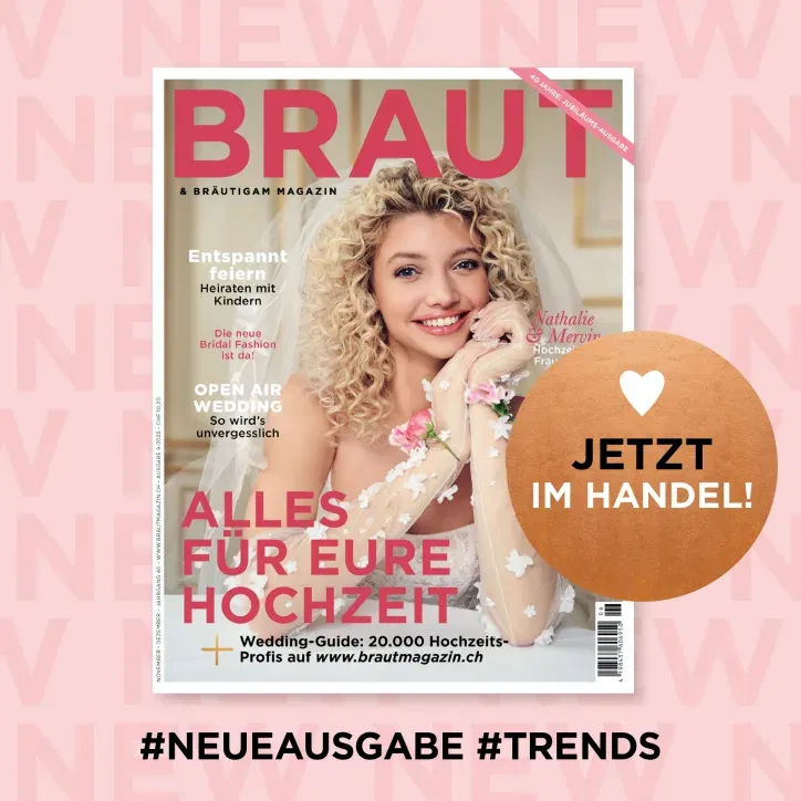 Das Cover des Braut & Bräutigam Magazins der November-Dezember Ausgabe