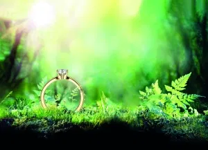 123GOLD bietet Ringe aus recycelten Edelmetallen und fair produzierten Materialien.