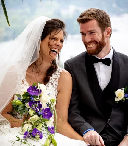 Rebecca und Roman Hochzeitspaar