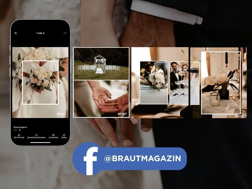 Banner für den Facebook Kanal von Braut & Bräutigam Magazin